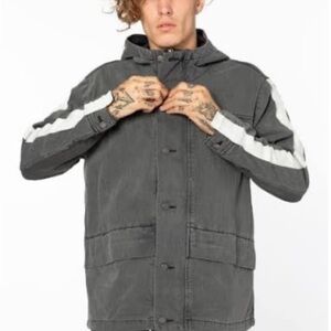 ELWOOD➕NWT Denim Hooded Parka Utility Jacket